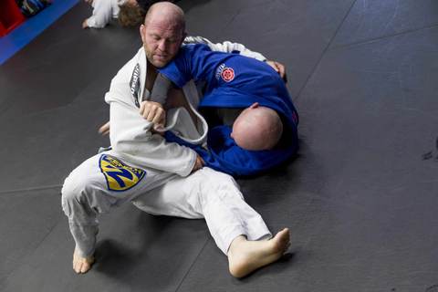 Instruction on the mat at Fight For Us Jiu Jitsu in northwest Las Vegas
